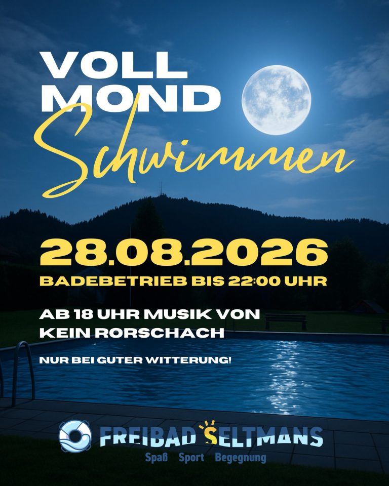 Vollmond Schwimmen